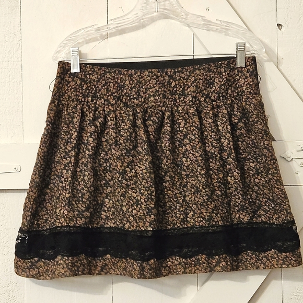 Floral and Lace Skirt